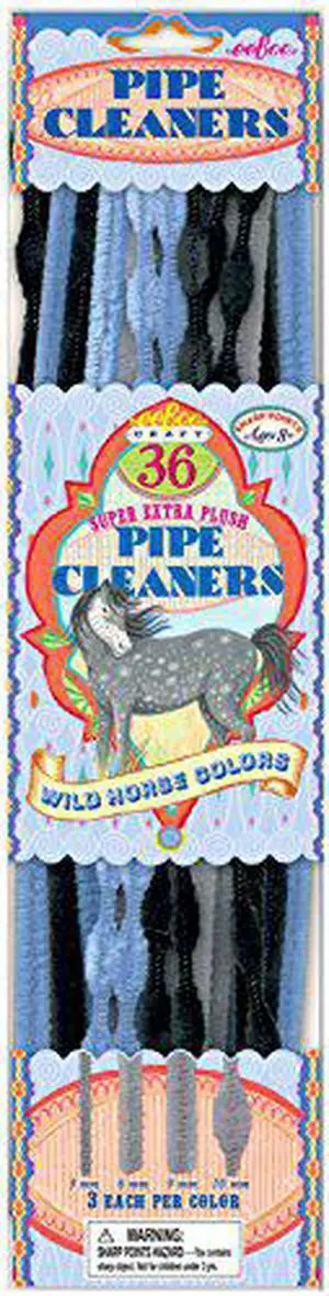 eeBoo Wild Horse Blue Pipe Cleaners Craft Kit eeBoo Wild Horse Blue Pipe Cleaners Craft Kit