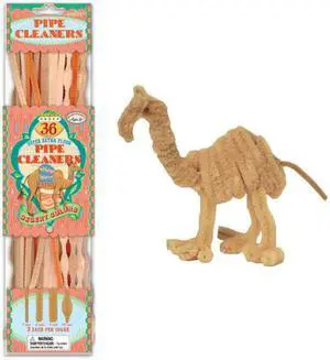 eeBoo Tan Pipe Cleaners Craft Kit - Desert Colors eeBoo Tan Pipe Cleaners Craft Kit - Desert Colors