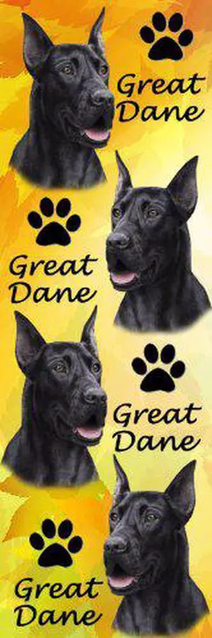 E&S Pets BM-51b Dog Bookmark Black Great Dane E&S Pets BM-51b Dog Bookmark Black Great Dane