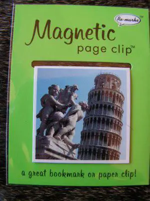 Leaning Tower of Pisa Single Magnetic Page Clip Bookmark By Re-marks Leaning Tower of Pisa Single Magnetic Page Clip Bookmark By Re-marks