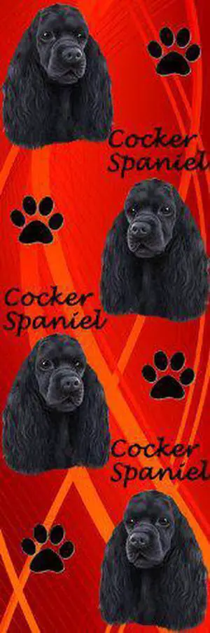E&S Pets BM-78c Dog Bookmark Black Cocker Spaniel E&S Pets BM-78c Dog Bookmark Black Cocker Spaniel