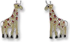 Giraffe Ultrafine Enamel Post Stud Earrings By Zarah Giraffe Ultrafine Enamel Post Stud Earrings By Zarah