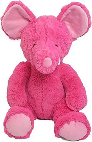 Wishpets Plush 14" Pink Elephant Plush Stuffed Animal Toy, 17" Wishpets Plush 14" Pink Elephant Plush Stuffed Animal Toy, 17"