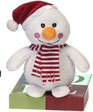 Snowman Holiday Christmas Pal Plush Stuffed Animal 6" by Fiesta Snowman Holiday Christmas Pal Plush Stuffed Animal 6" by Fiesta