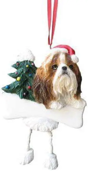 E&S Pets 35356-38 Shihpoo Dangling Dogs Ornament E&S Pets 35356-38 Shihpoo Dangling Dogs Ornament