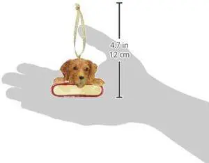 E & S Pets ORN218-15 Golden Retriever Santa's Pals Christmas Ornament E & S Pets ORN218-15 Golden Retriever Santa's Pals Christmas Ornament