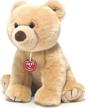 Trudi Tati Sitting Honey Bear Plush Stuffed Animal Toy,10 inches Trudi Tati Sitting Honey Bear Plush Stuffed Animal Toy,10 inches
