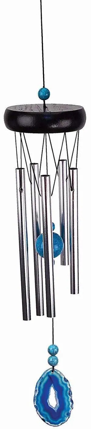 Spoontiques Blue Agate Wind Chime Spoontiques Blue Agate Wind Chime