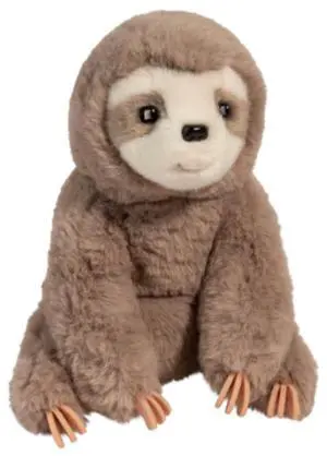 Douglas Cuddle Toys Lizzie Taupe Sloth Mini Soft Plush Stuffed Animal, 6" Douglas Cuddle Toys Lizzie Taupe Sloth Mini Soft Plush Stuffed Animal, 6"