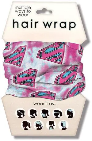 Spoontiques Pink Superman Hair and Face Wrap Spoontiques Pink Superman Hair and Face Wrap