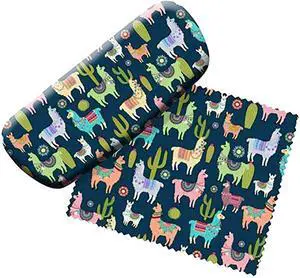 Spoontiques Padded Eyeglass Case with Matching Lens Cloth (Llamas) Spoontiques Padded Eyeglass Case with Matching Lens Cloth (Llamas)