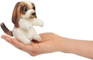 Folkmanis Mini Dog Finger Puppet Plush Folkmanis Mini Dog Finger Puppet Plush