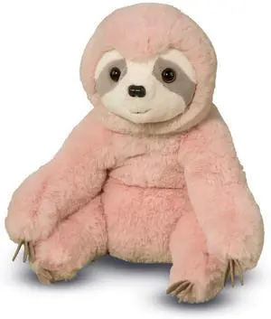 Douglas Pokie Pink Sloth Softie Plush Stuffed Animal, 11" Douglas Pokie Pink Sloth Softie Plush Stuffed Animal, 11"