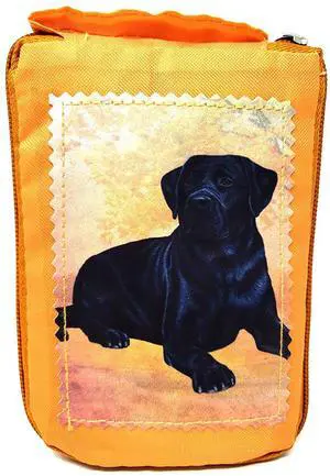 Black Labrador Lying Foldable Tote Bag - Waterproof - Zippered Market Tote Black Labrador Lying Foldable Tote Bag - Waterproof - Zippered Market Tote
