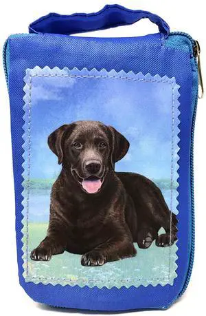 Chocolate Labrador Foldable Tote Bag - Waterproof - Zippered Market Tote Chocolate Labrador Foldable Tote Bag - Waterproof - Zippered Market Tote