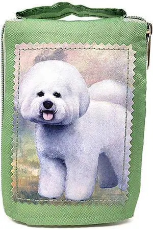 Bichon Frise Foldable Tote Bag - Durable, Waterproof - Zippered Market Tote Bichon Frise Foldable Tote Bag - Durable, Waterproof - Zippered Market Tote