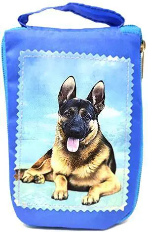 German Shepherd Foldable Tote Bag - Durable, Waterproof - Zipper Market Tote German Shepherd Foldable Tote Bag - Durable, Waterproof - Zipper Market Tote
