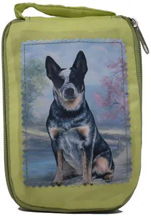 Australian Cattle Dog Foldable Tote Bag - Durable, Waterproof - Zipper Market Tote Australian Cattle Dog Foldable Tote Bag - Durable, Waterproof - Zipper Market Tote