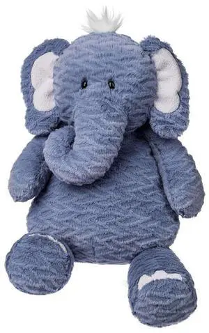 Mary Meyer FabFuzz Stuffed Animal Soft Toy, 16-Inches, Indigo Elephant Large Mary Meyer FabFuzz Stuffed Animal Soft Toy, 16-Inches, Indigo Elephant Large