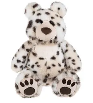 Ganz Black and White Spotted Speckles Bear, 20 inch - Plush Stuffed Animal Toy Ganz Black and White Spotted Speckles Bear, 20 inch - Plush Stuffed Animal Toy