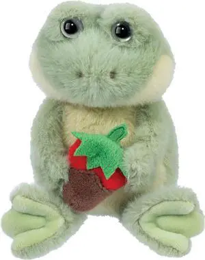 Douglas Toys Flip Frog with Chocolate Strawberry Plush Stuffed Animal Toy, 5" Douglas Toys Flip Frog with Chocolate Strawberry Plush Stuffed Animal Toy, 5"