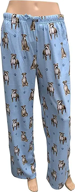 Pit Bull Unisex Lightweight Cotton Blend Pajama Bottoms- X-Large Pit Bull Unisex Lightweight Cotton Blend Pajama Bottoms- X-Large