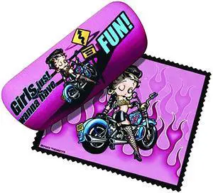 Spoontiques Eyeglass Case, Betty Boop Biker, Girls Just Wanna Have Fun Spoontiques Eyeglass Case, Betty Boop Biker, Girls Just Wanna Have Fun