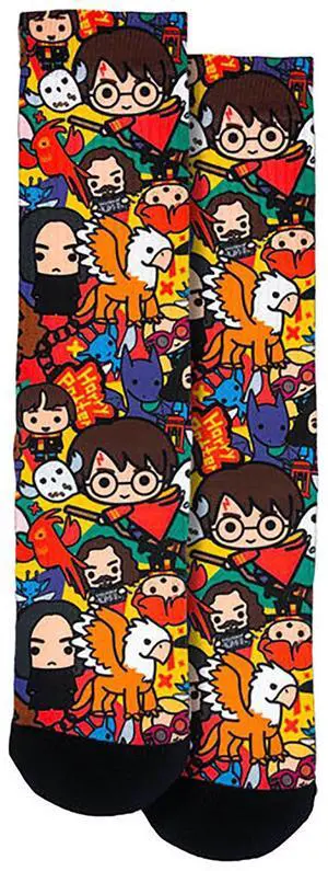 Spoontiques Harry Potter Collage Crew Socks - SHOE SIZE (5-10 Men) (7-12 women) Spoontiques Harry Potter Collage Crew Socks - SHOE SIZE (5-10 Men) (7-12 women)