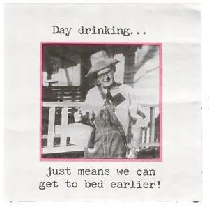 Primitives Trash Talk Paper Beverage Napkins, 5" x 5", 20/pk, Day Drinking Primitives Trash Talk Paper Beverage Napkins, 5" x 5", 20/pk, Day Drinking