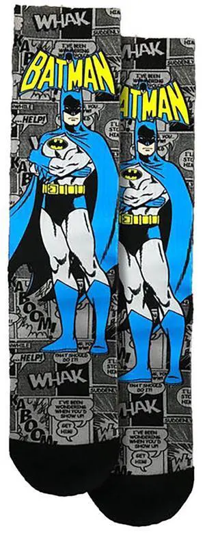 Spoontiques Batman Crew Socks - SHOE SIZE (5-10 Men) (7-12 women) Spoontiques Batman Crew Socks - SHOE SIZE (5-10 Men) (7-12 women)