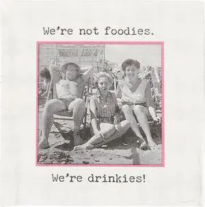Primitives by Kathy Paper Beverage Napkin, 5" x 5", 20/pk, Drinkies Primitives by Kathy Paper Beverage Napkin, 5" x 5", 20/pk, Drinkies