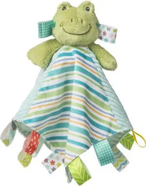 Taggies Stuffed Animal Plush Character Blanket, 13 x 13-In, Green Peepers Frog Taggies Stuffed Animal Plush Character Blanket, 13 x 13-In, Green Peepers Frog
