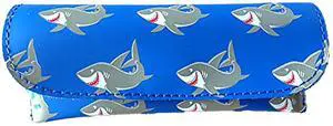 Under the Sea Small Semi-Hard Eyeglasses Case - Shark Under the Sea Small Semi-Hard Eyeglasses Case - Shark
