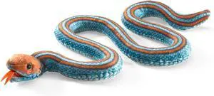 Folkmanis San Francisco Garter Snake Finger Puppet, 19" Folkmanis San Francisco Garter Snake Finger Puppet, 19"