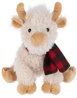 Ganz Hennie Highland Cow with Scarf Plush Stuffed Animal Toy, 9.5" Ganz Hennie Highland Cow with Scarf Plush Stuffed Animal Toy, 9.5"