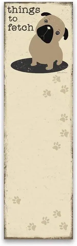 Primitives by Kathy Dog Lover Things To Fetch Magnetic List Notepad (60 pages) Primitives by Kathy Dog Lover Things To Fetch Magnetic List Notepad (60 pages)