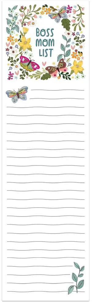 Primitives by Kathy Boss Mom Magnetic List Notepad (60 pages) Primitives by Kathy Boss Mom Magnetic List Notepad (60 pages)