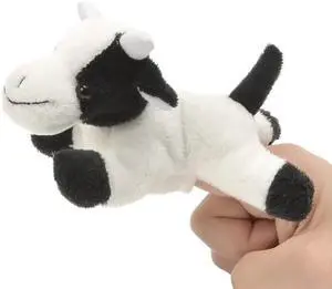Unipak 1155CO Black and White Cow Plush Finger Puppet, 5-inch Length Unipak 1155CO Black and White Cow Plush Finger Puppet, 5-inch Length