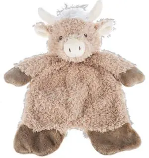 Baby Ganz Hamish Highland Cow Flat-A-Pat Plush Baby Blanket - 18" Baby Ganz Hamish Highland Cow Flat-A-Pat Plush Baby Blanket - 18"