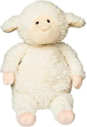 Mary Meyer Stuffed Animal FabFuzz Plush Soft Toy, 12-Inches, Leo Lamb Mary Meyer Stuffed Animal FabFuzz Plush Soft Toy, 12-Inches, Leo Lamb