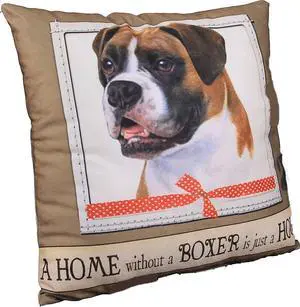 E&S Pets Large Dog Design Throw Pillow 16 x 16 inches - Boxer, Uncropped E&S Pets Large Dog Design Throw Pillow 16 x 16 inches - Boxer, Uncropped