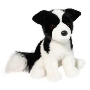 Douglas Cuddle Toys Herdie Soft Border Collie Plush Stuffed Animal, 11" Douglas Cuddle Toys Herdie Soft Border Collie Plush Stuffed Animal, 11"