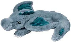 Douglas Obie Blue Dragon Softie Plush Stuffed Animal, 11" Douglas Obie Blue Dragon Softie Plush Stuffed Animal, 11"