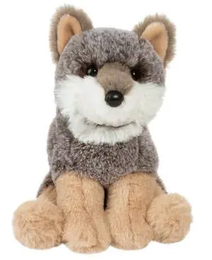 Douglas Cuddle Toys Albie Wolf Mini Soft Plush Stuffed Animal, 6" Douglas Cuddle Toys Albie Wolf Mini Soft Plush Stuffed Animal, 6"