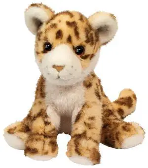 Douglas Lacie Leopard Mini Soft Plush Stuffed Animal, 8" long Douglas Lacie Leopard Mini Soft Plush Stuffed Animal, 8" long