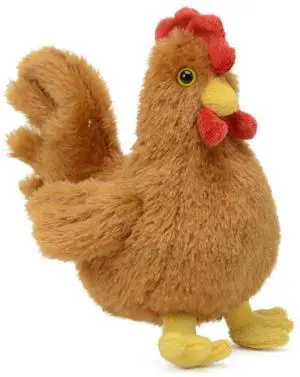 Unipak 1133HBR Brown Hen Plush Stuffed Animal Toy 7" Unipak 1133HBR Brown Hen Plush Stuffed Animal Toy 7"