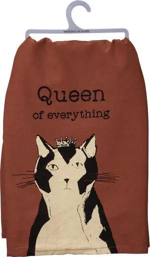 Primitives by Kathy Kitchen Towel - Queen of Everything Primitives by Kathy Kitchen Towel - Queen of Everything