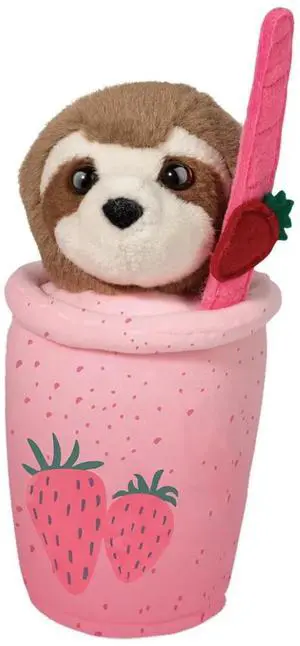 Douglas Slothberry Smoothie Macaroon Plush Stuffed Animal Toy, 8" tall Douglas Slothberry Smoothie Macaroon Plush Stuffed Animal Toy, 8" tall