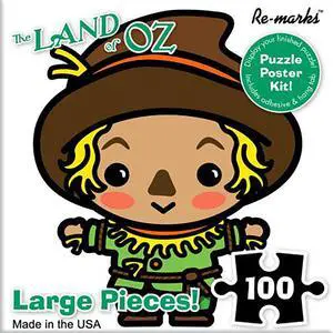 Re-Marks Wizard of Oz 100 Large Piece Puzzle Cube - Scarecrow Re-Marks Wizard of Oz 100 Large Piece Puzzle Cube - Scarecrow