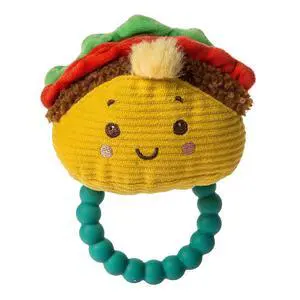 Mary Meyer Sweet Soothie Soft Baby Rattle with Teether Ring, 6-Inches, Taco Mary Meyer Sweet Soothie Soft Baby Rattle with Teether Ring, 6-Inches, Taco